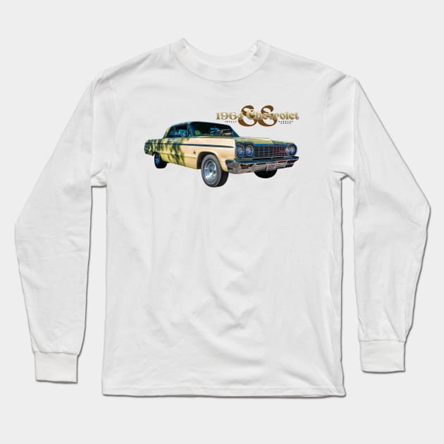 1964 Chevrolet Impala SS Hardtop Coupe Long Sleeve T-Shirt by Gestalt Imagery